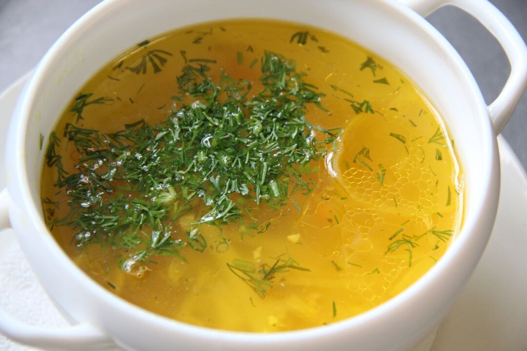 Thai chicken broth for those following the Dukan diet